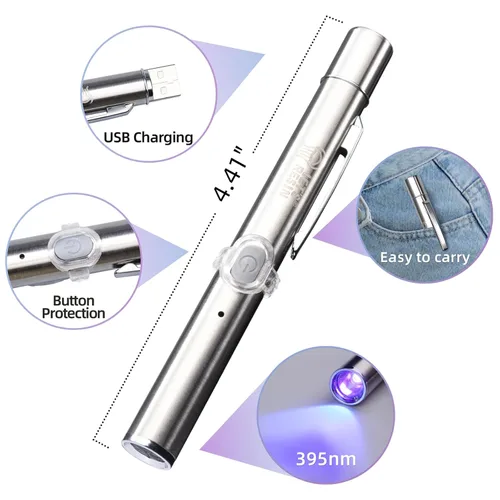 Miniatura 5 de LET'S RESIN Kit de resina para pegar con luz UV, secado y pegado en segundos, 1.06 oz, incluye linterna UV para fusión, pegamento para joyería