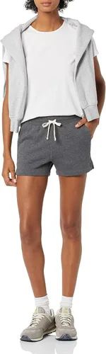 Miniatura 3 de Tienda Essentials Pantalones cortos de forro polar para mujer