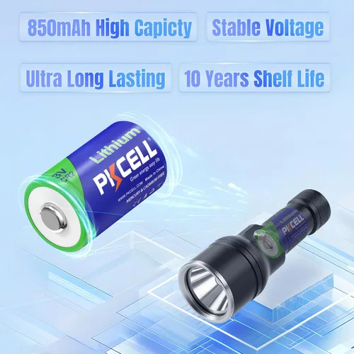 Miniatura 2 de PKCELL Batería CR2 de 32 unidades CR2 3V batería de litio para buscador de rango de golf, linterna y más