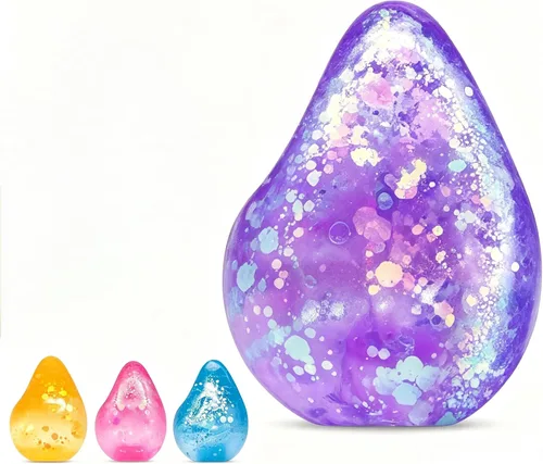 Miniatura 12 de Juguetes para ansiedad, pelotas antiestrés para niños y adultos, cambian de color en el sol, juguetes para ansiedad de azúcar de malta, bola de gel