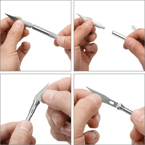 Miniatura 6 de Gebildet Escobilla de fieltro negra duradera de 4 pulgadas para envoltura de película de vinilo para coche, escobilla de tintado de ventana