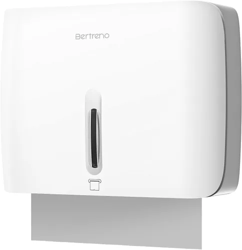 Miniatura 11 de Dispensador de toallas de papel comercial soporte de pared Portador de toallas de papel de gran capacidad Dispensador de toallas de mano plegadas C