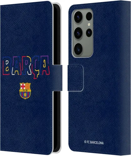 Miniatura 148 de Head Case Designs Funda de piel con licencia oficial del FC Barcelona Barca Crest Graphics para Samsung Galaxy A06 4G