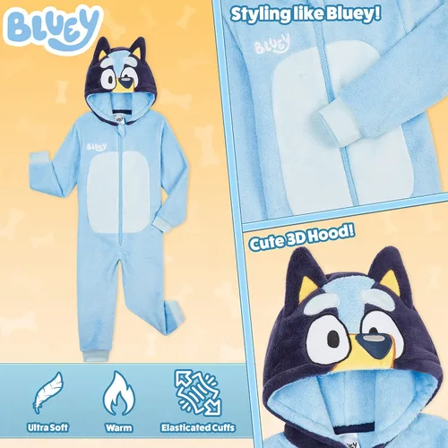 Miniatura 4 de Bluey Pijamas de forro polar para niños y niñas