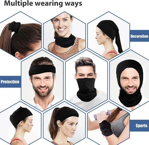 Miniatura 5 de Máscara facial con protección UV solar para el cuello, pasamontañas