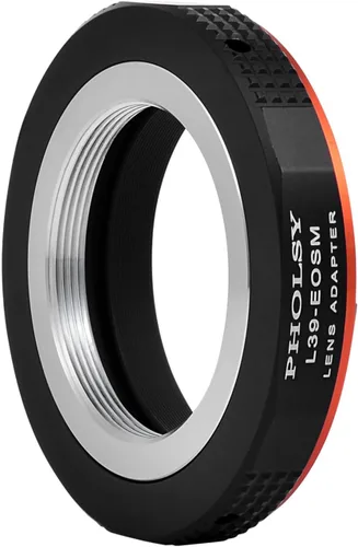 Miniatura 5 de PHOLSY Adaptador de montaje de lente L39 a EF-M compatible con Leica M39 (L39 LTM 1.535 in) a Canon EF-M (EOS M) Cuerpo de cámara de montaje EOS M