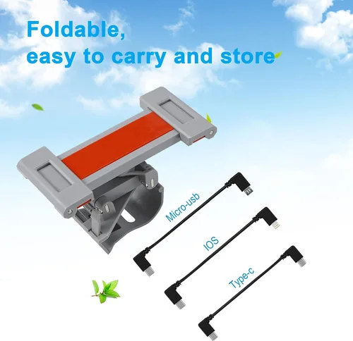 Miniatura 7 de Hanatora FPV Remote Controller 2 4.7-12.9 pulgadas Tablet Holder Mount para DJI FPV Drone, clip de control extendido Accesorios