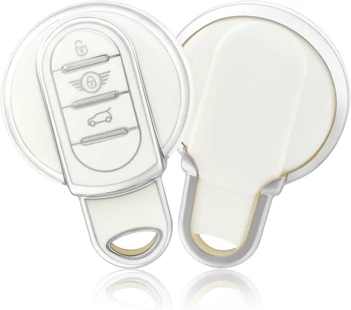 Miniatura 7 de OFFCURVE Funda para llavero BMW Mini, compatible con BMW Mini Cooper S D SD F56 F55 F54 F57 F60 R55 R55 R56 R57 R58 R59 R60 S Roadster Smart Key Fob