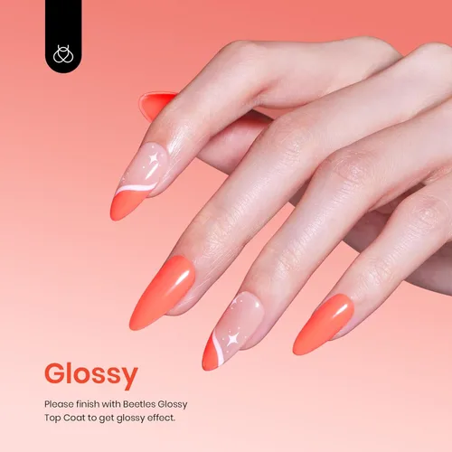 Miniatura 335 de Beetles - Esmalte de uñas de gel marrón – 0.5 onzas líquidas de esmalte de gel marrón oscuro, lámpara LED UV para uñas, regalo de manicura para I