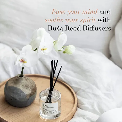 Miniatura 5 de Duša Baies Difusor de varillas perfumadas y varillas – Fragancia esencial para el hogar de 5 onzas líquidas para baño, oficina y espacios de estar