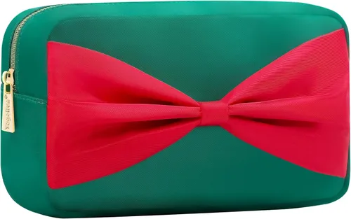 Miniatura 21 de Bolsa de maquillaje de viaje cosmética bolsa de maquillaje de aseo Orgnizer para mujeres, Sacos transparentes de color rosa intenso, Internacional
