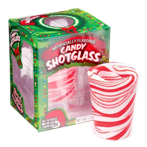 Miniatura 2 de EBK Cuchara de caramelo de menta comestible, 1 paquete de 6 y tazas de caramelo de menta, 6
