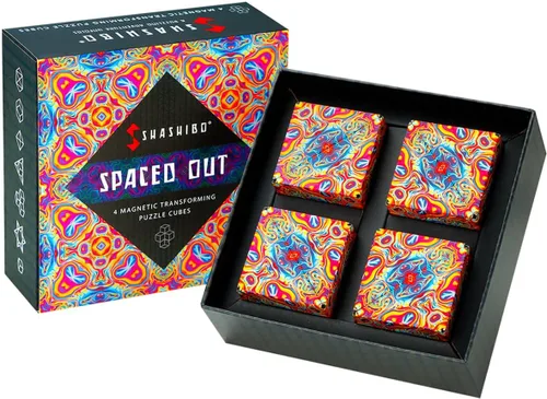Miniatura 38 de SHASHIBO Anti Stress Cube - Award-Winning and Patented Infinity Cube with 36 Rare Earth Magnets - Extraordinary 3D Infinity Cube - Transforms into