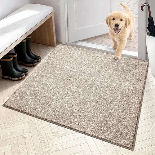 Miniatura 71 de PURRUGS Alfombra de área de fácil cuidado de 4 x 6 pies, antideslizante, lavable a máquina, tapete para puerta de perro, resistente a las manchas