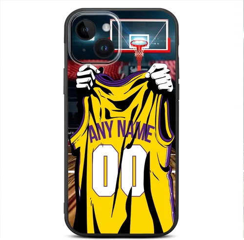 Miniatura 16 de Nombre y número personalizados de bricolaje – Camiseta de baloncesto de Oklahoma City – Funda de silicona líquida para iPhone 17 Air 16 15 Pro Max