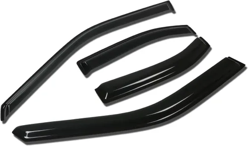 Miniatura 39 de Auto Dynasty Protectores de lluvia con cinta adhesiva compatible con Juke F15 2011-2016 4 piezas deflector de visera de ventana 12 13 14 15