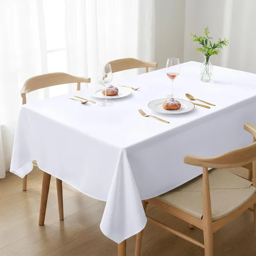 Miniatura 44 de Utopia Kitchen Mantel rectangular, 1 paquete, mantel lavable a máquina, mantel de poliéster para comedor, fiestas de bufé, pícnics, eventos, bodas