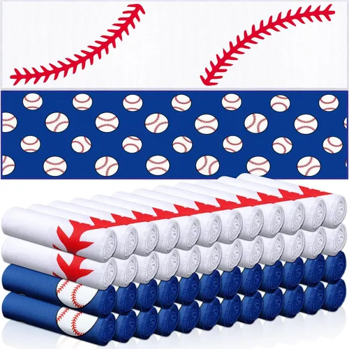 Miniatura 20 de FuWeave Paquete de 12 toallas de enfriamiento de béisbol para equipos deportivos, regalos de 40 x 12 pulgadas, toallas de enfriamiento deportivas