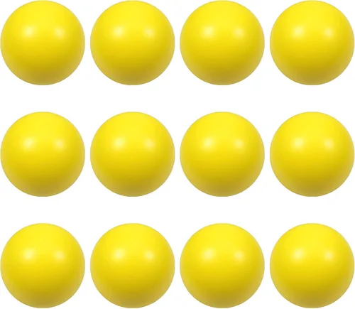 Pelotas de espuma amarilla para aliviar el estrés para niños y adultos, juguetes sensoriales para aliviar el estrés para autismo, ansiedad, TDAH