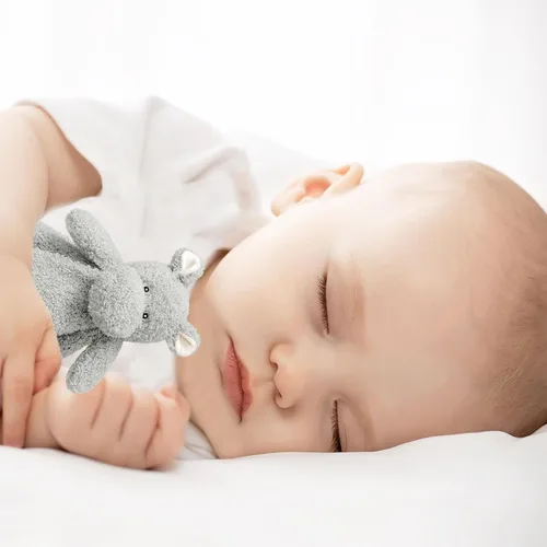 Miniatura 5 de Manta de seguridad suave de hipopótamo gris bebé, manta de felpa de personaje hipopótamo, regalo de baby shower/guardería, manta para acurrucarse