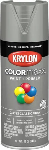 Miniatura 16 de Krylon K05507007 COLORmaxx Pintura en aerosol y base para uso en interiores y exteriores, color amarillo brillante, 12 onzas (paquete de 1)