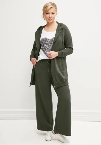 Miniatura 4 de Ellos Pantalón deportivo de rizo francés de pierna ancha para mujer