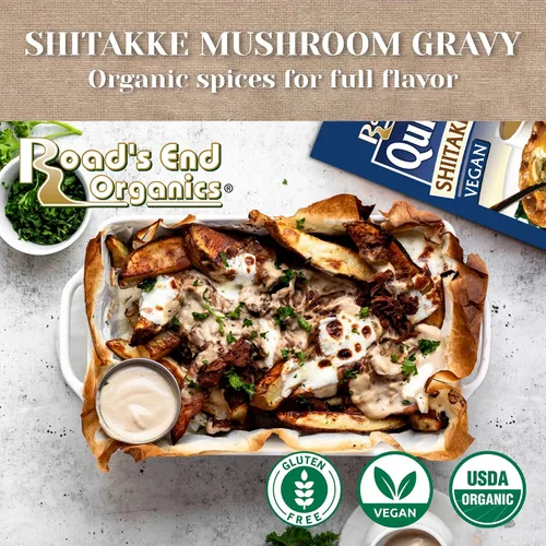 Miniatura 2 de Road's End Organics Mezcla de salsa de champiñones Shiitake sin gluten, bolsa de 1 onza (paquete de 12)