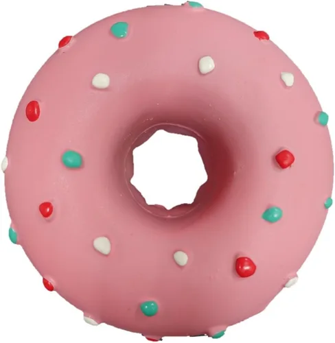 Juguete para perros de látex Donut (rosa)