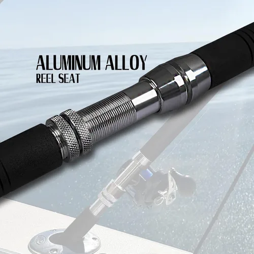 Miniatura 4 de Fiblink Caña de pescar de pesca de pesca de pesca de pesca de pesca de agua salada en alta mar con todas las guías de rodillos