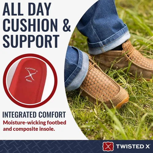 Miniatura 4 de Twisted X Botines Chukka Driving Moc para hombre