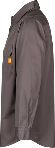 Miniatura 2 de Camisa de trabajo resistente al fuego Titicaca FR Camisa resistente al fuego para hombres de algodón 7.5oz camisa de soldadura Gris