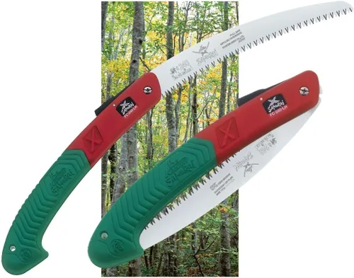 Miniatura 3 de Samurai KISI FC-240-LH / Sierra de hoja curva plegable de 9 1/2" (24cm) fabricada en Japón