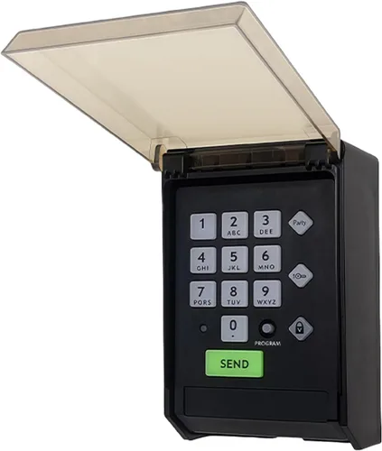 Teclado Gh o st, teclado inalámbrico G ho st para abridor de puerta con cubierta resistente a la intemperie para abridores automáticos de puertas,