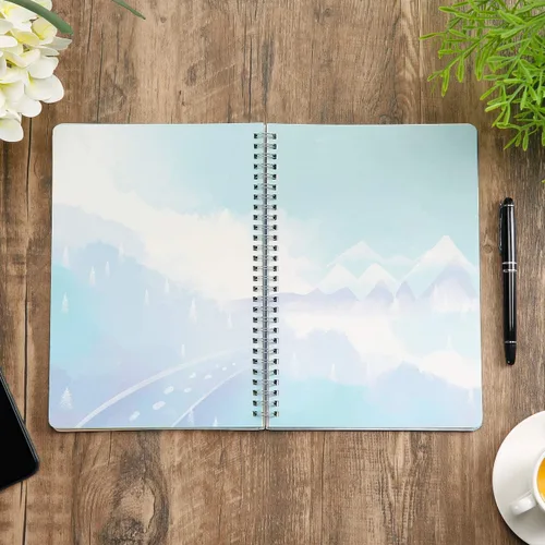 Miniatura 4 de SIIXU Cuaderno de diario en blanco colorido, diario personal de tapa dura sin líneas para escribir para mujeres y niñas, bonito bloc de notas