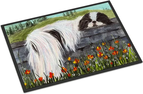 Miniatura 173 de Caroline's Treasures SS8220MAT - Felpudo afgano de 18 x 27 pulgadas, para interiores y exteriores, para entrada, antideslizante, lavable, de pelo