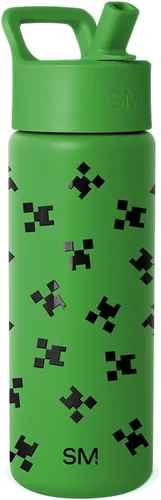 Miniatura 66 de Simple Modern - Botella de agua para niños Summit con tapa con pajilla Taza de acero inoxidable aislada de 14 onzas de Marvel Spider Man