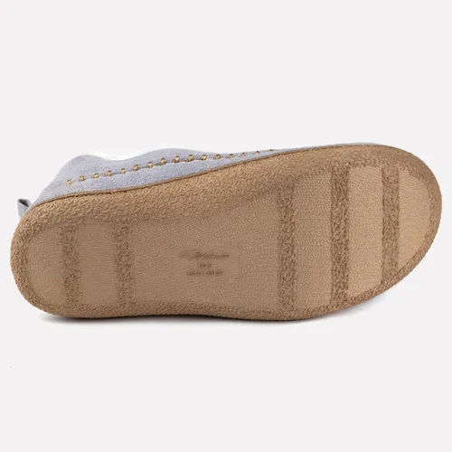 Miniatura 5 de Wishcotton Pantuflas de mocasín para mujer, para invierno, para interiores y exteriores, con espuma viscoelástica