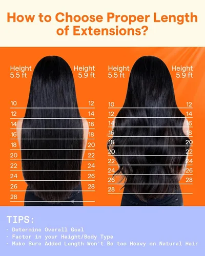 Miniatura 9 de Full Shine - Extensiones de clip de cabello humano, extensiones doble capa de cabello brasileño lacio - Color 1, negro azabache, 7 piezas, 4.2 onzas