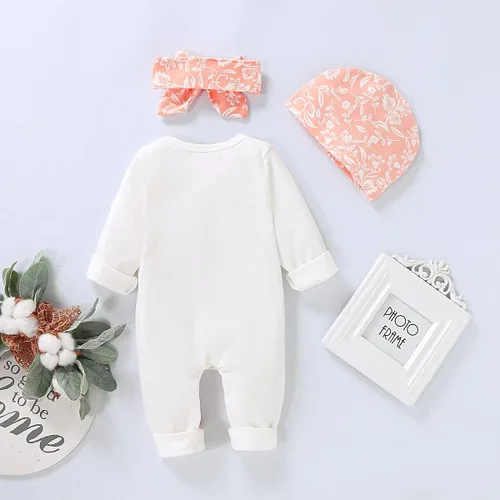 Miniatura 8 de Mono de manga larga con estampado floral para bebé o niña