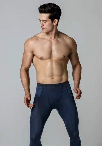 Miniatura 8 de TSLA Pantalones de compresión 34 para hombre, mallas de entrenamiento para correr, leggings atléticos capri de secado fresco, capa base de yoga