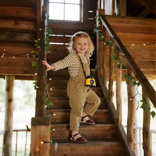 Miniatura 88 de THEE BRON Sandalias cómodas para niñas, zapatos para niños, sandalias rellenas