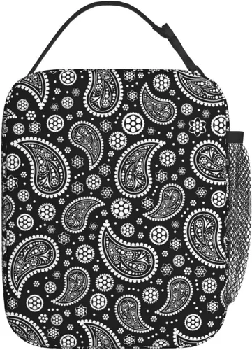 Miniatura 12 de YETTA YANG Fresco videojuego divertido portátil bolsa de almuerzo aislada caja de almuerzo reutilizable bolsas para mujeres hombres trabajo picnic