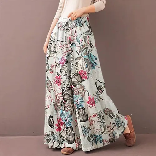 Miniatura 3 de SERYU Palazzo - Pantalones holgados de algodón y lino para mujer
