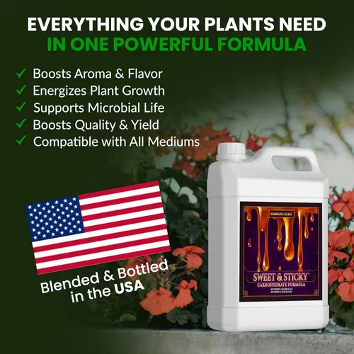Miniatura 4 de Humboldts Secret Sweet & Sticky - Fuente de energía con carbohidratos y sacáridos - Mejora el aroma y el sabor de las plantas - Tierra para macetas