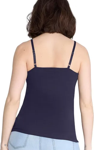 Miniatura 11 de Motherhood Maternity Camiseta sin mangas de lactancia con clip para mujer con correas ajustables y brasier integrado para lactancia materna