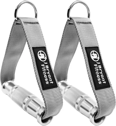 Miniatura 12 de J Bryant Fitness - Asas de gimnasio de metal para accesorios de máquina de cables, asas de agarrar de aleación de aluminio resistentes de alta