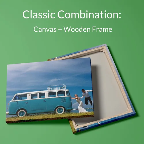 Miniatura 3 de Dargr Arte de pared personalizado desde tu teléfono, impresiones en lienzo personalizadas para familia, vacaciones, festivales, póster enmarcado