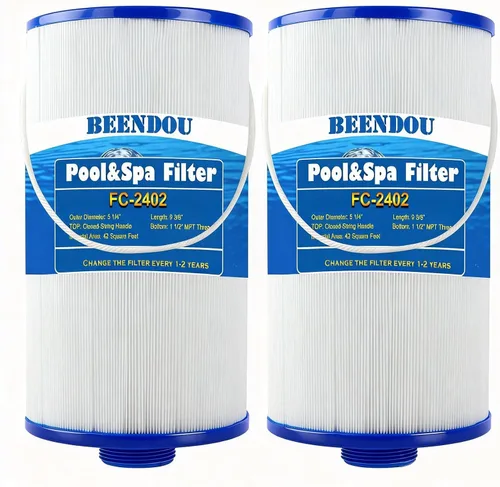 Miniatura 8 de 303279 Filtro de spa para bañera de hidromasaje, repuesto para FC-2402, PFF42TC-P4, 78460, SD-01322, Lifesmart, AquaTerra, Freeflow Spas, rosca MPT