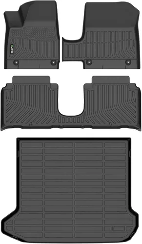 Miniatura 28 de Alfombrillas y revestimiento para maletero para Jeep Grand Cherokee L 2021-2025 (6 pasajeros, sin consola central) con respaldo, revestimientos