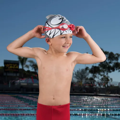 Miniatura 6 de A3 Flex Youth Swim Goggles 3-10 Leak-Free & Comfortable Kids Swim Goggles Easy Adjust Split Head Straps Aqua/Amarillo